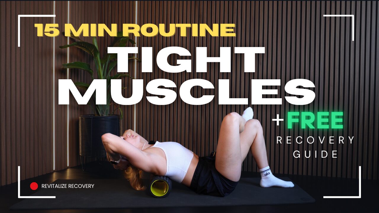 15-Minute Routine for Tight Muscles | Full Body Stretch & Mobility + FREE Recovery Guide